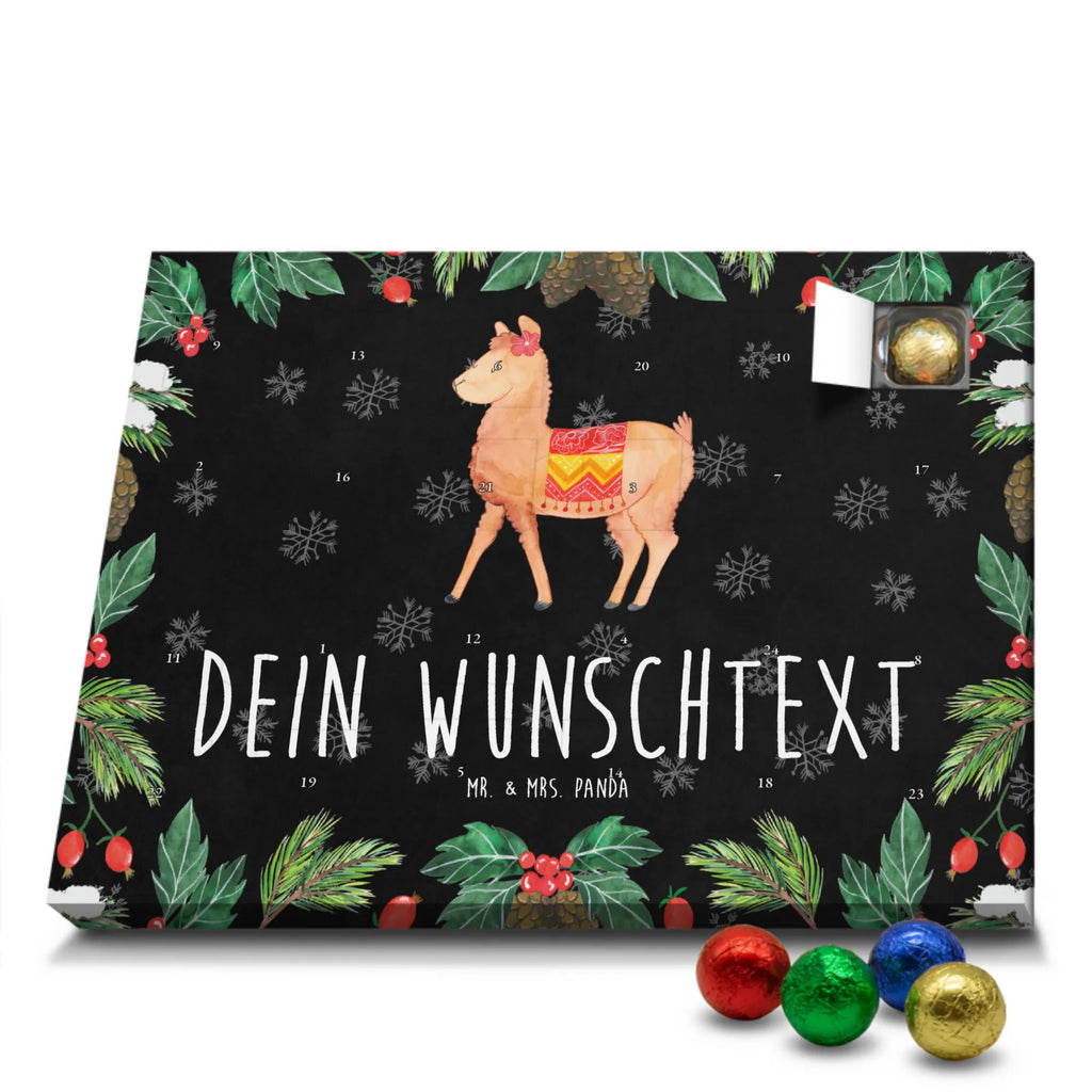 Adventskalender mit Namen Alpaka Stolz Personalisierter Adventskalender, Adventskalender mit Namen, Alpaka, Lama