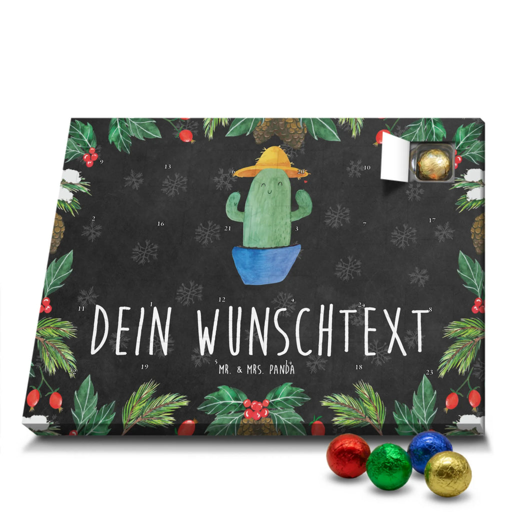 Personalisierter Schoko Adventskalender Kaktus Hut Personalisierter Adventskalender, Adventskalender mit Namen, Kakteen, Kaktus, Geschenkidee, Reisen, Städtetrip, Weltreise, Spruch, Motivation, Reisetagebuch, Kaktusliebe, Weltenbummler