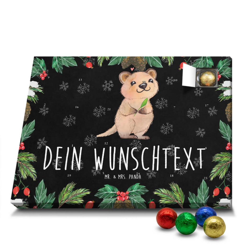 Adventskalender mit Namen Quokka Happy Personalisierter Adventskalender, Adventskalender mit Namen, Tiere, Tiermotive, Lustige Sprüche, Gute Laune, Quokka, Verschieben, Aufschieberitis, Dinge Erledigen, Niedliches Tier, Lustiger Spruch