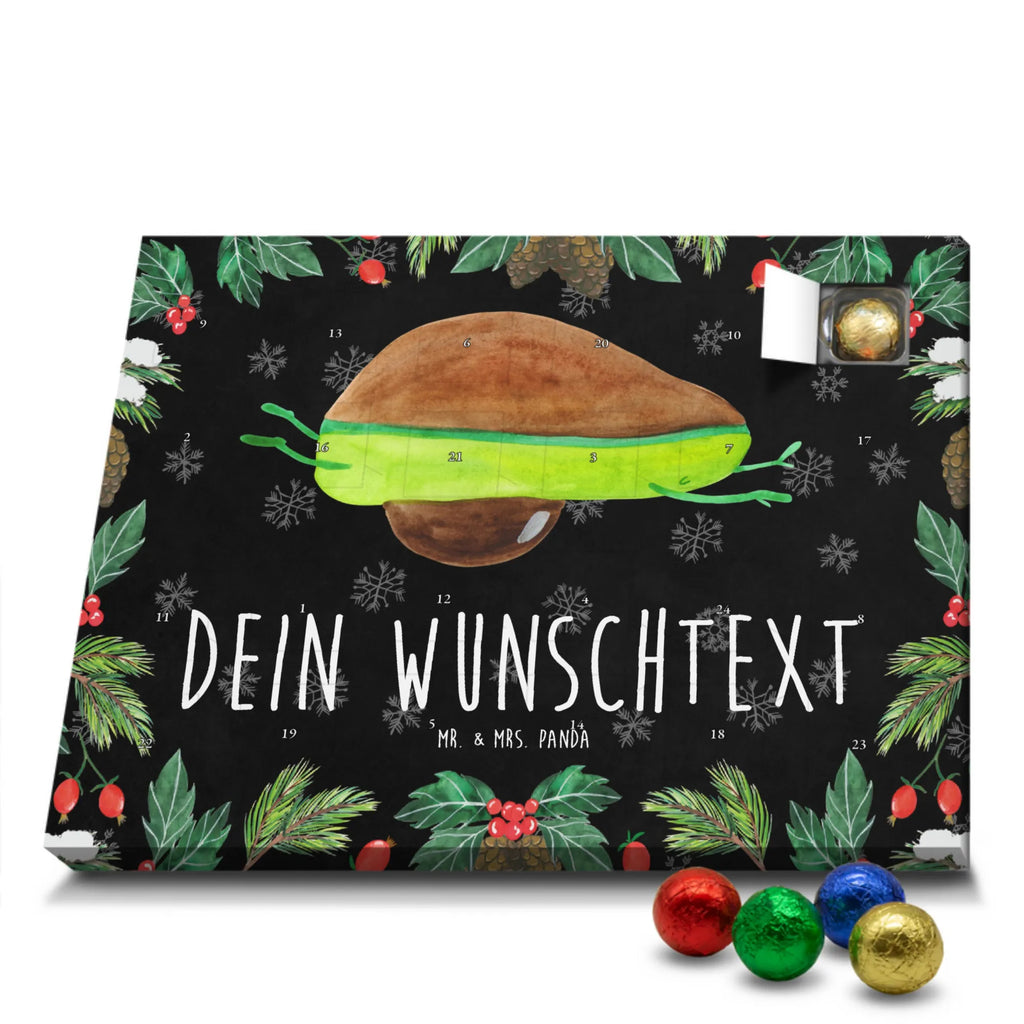 Adventskalender mit Namen Avocado Yoga Adventskalender mit Namen, Personalisierter Adventskalender, Gesund, Vegan, Veggie, Avocado, Avocado Yoga Vegan