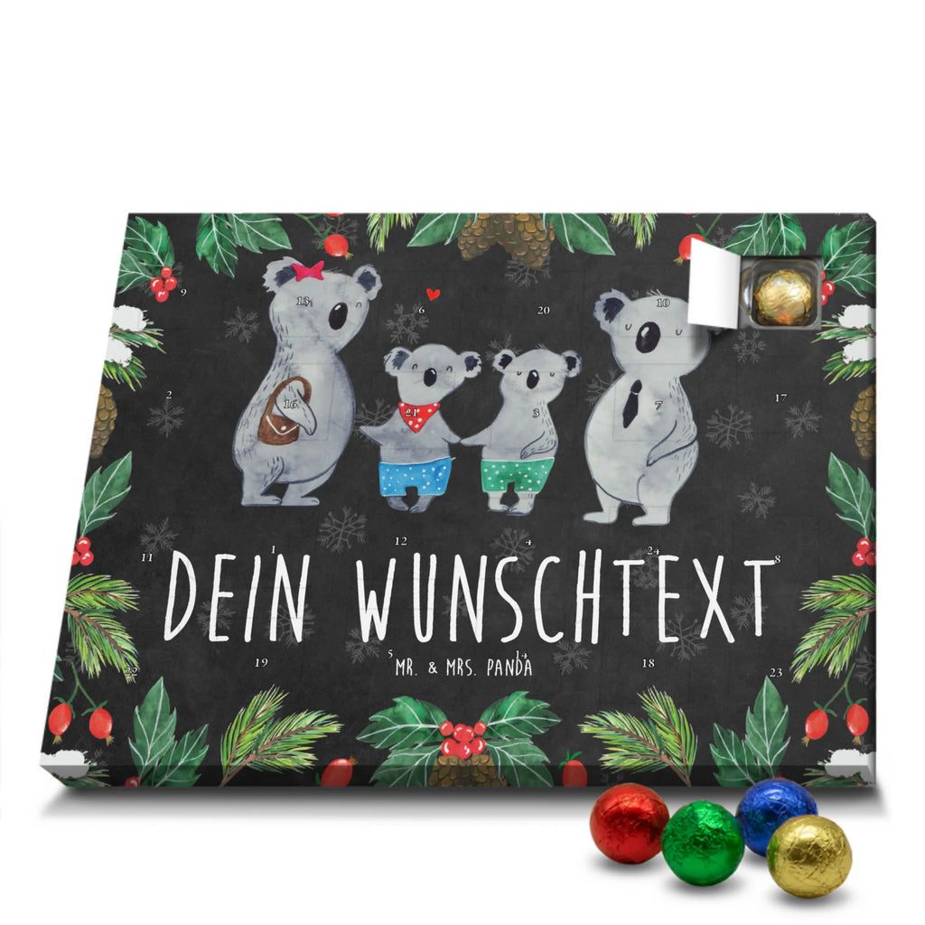 Adventskalender mit Namen Koala Familie zwei Personalisierter Adventskalender, Adventskalender mit Namen, Muttertag, Bruder, Schwester, Familie, Papa, Opa, Mama, Oma, Vatertag, Lieblingsfamilie, Familienleben, Koalabär, Koalafamilie, Familienzeit, Beste Familie, Koala