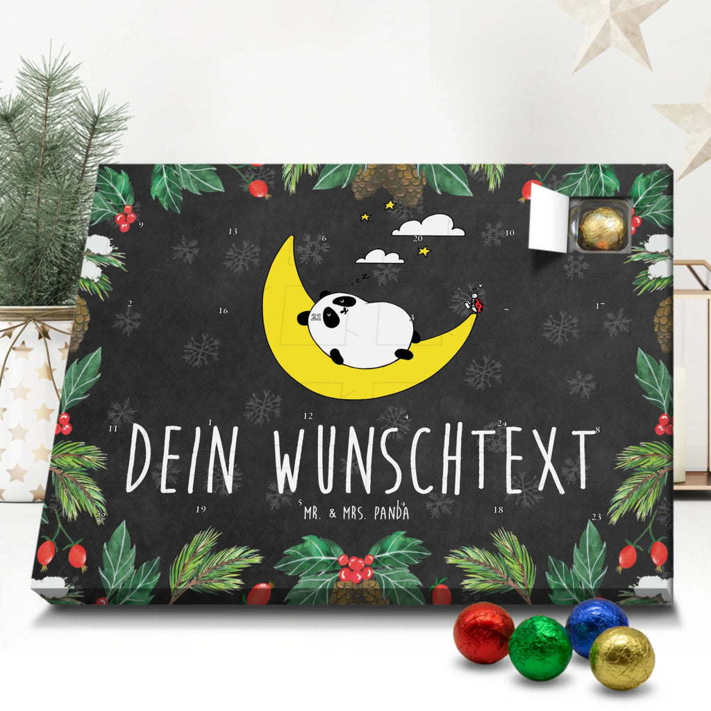  Panda Easy Adventskalender mit Namen, Personalisierter Adventskalender