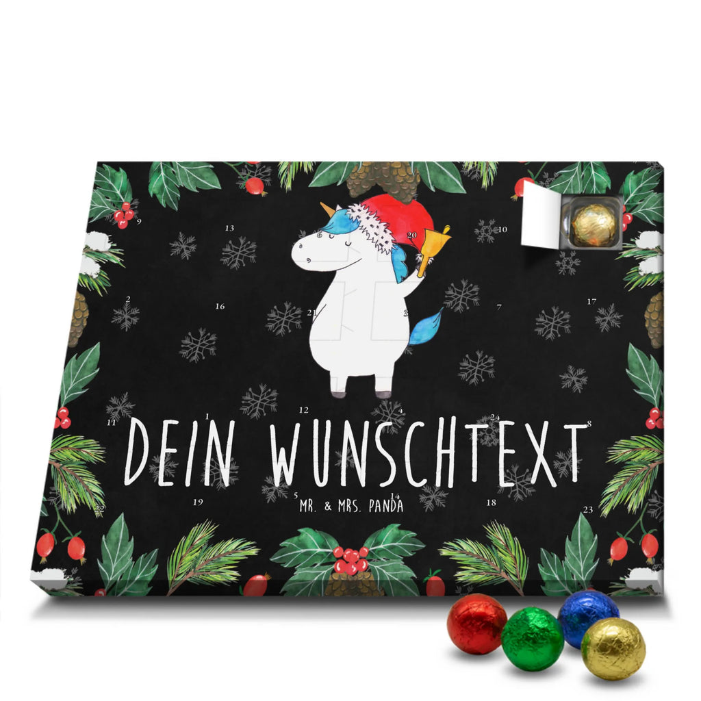 Adventskalender mit Namen Einhorn Weihnachtsmann Adventskalender mit Namen, Personalisierter Adventskalender, Einhörner, Unicorn, Einhorn Deko, Einhorn, Nikolaus, Gin, Wunschzettel, Wunschliste, Schokolade, Schoki, Feenstaub, Weihnachten, Weihnachtsmann