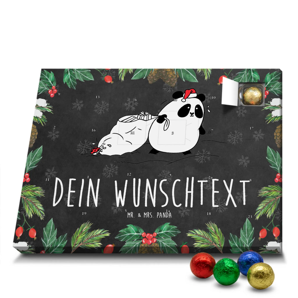  Panda Christmas Personalisierter Adventskalender, Adventskalender mit Namen