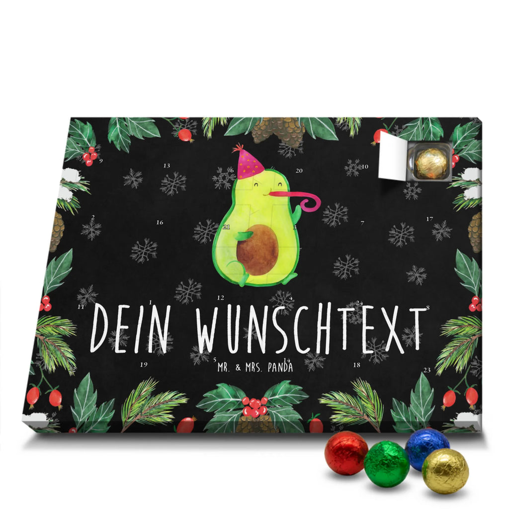 Adventskalender mit Namen Avocado Feier Adventskalender mit Namen, Personalisierter Adventskalender, Gesund, Vegan, Veggie, Avocado, Feierlichkeit, Gute Laune, Fete, Geburtstag, Party, Tröte, Feier