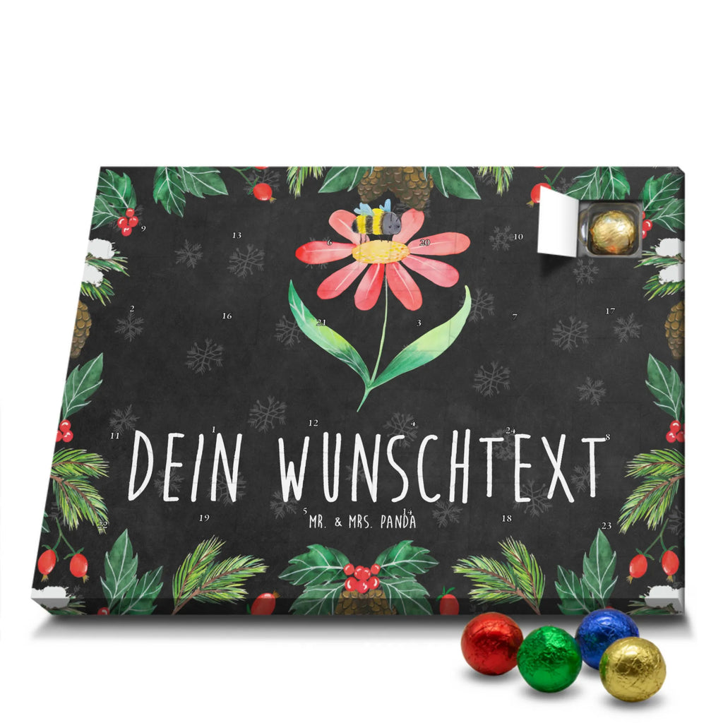 Adventskalender mit Namen Hummel Blume Personalisierter Adventskalender, Adventskalender mit Namen, Tiere, Tiermotive, Lustige Sprüche, Gute Laune, Natur, Blume, Hummel, Flauschig, Wespe, Biene, Hummeln, Feld