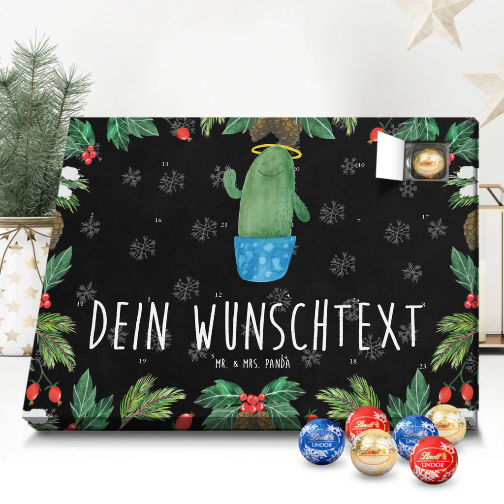 Personalisierter Schoko Adventskalender Kaktus Heilig Personalisierter Adventskalender, Adventskalender mit Namen, Kakteen, Kaktus, Heiligenschein, Familie, Kind, Schwestern, Frech, Schwester, Eltern, Freundin, Bruder, Lustig
