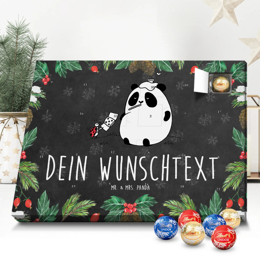  Panda Szybkiego powrotu do zdrowia Personalisierter Adventskalender, Adventskalender mit Namen