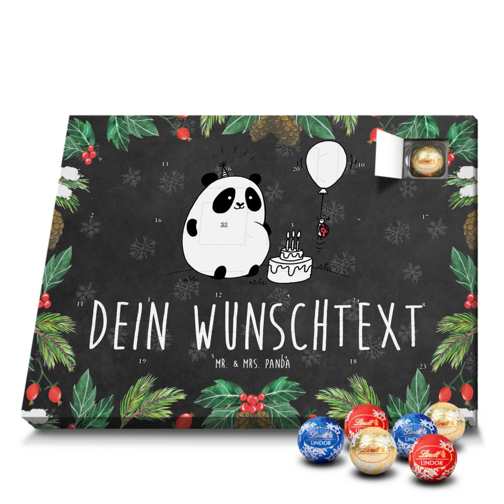  Panda Birthday Personalisierter Adventskalender, Adventskalender mit Namen