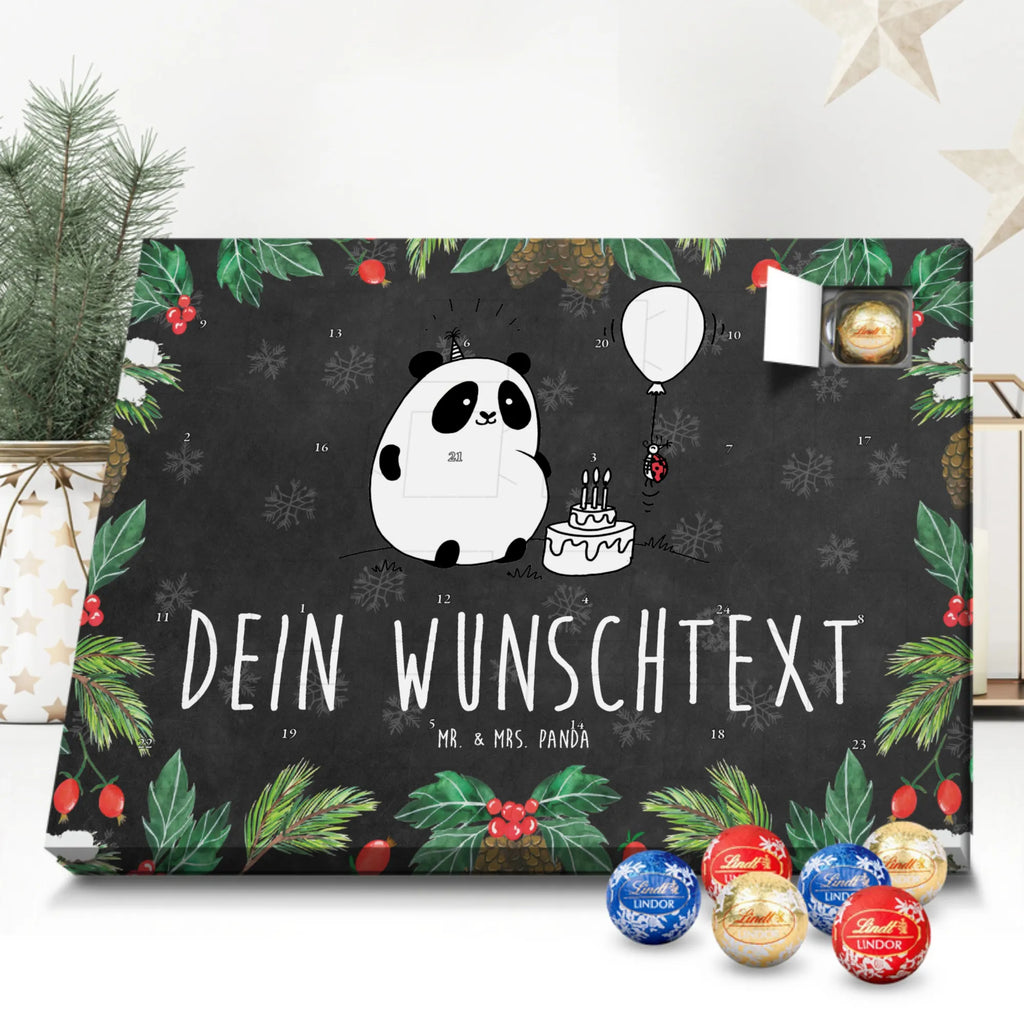  Panda Birthday Personalisierter Adventskalender, Adventskalender mit Namen