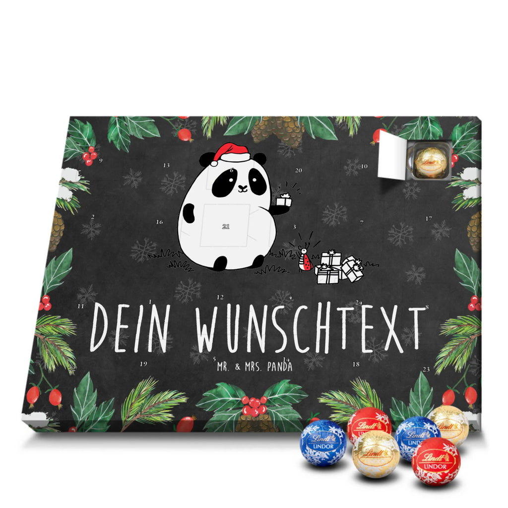 Panda Prezent świąteczny Personalisierter Adventskalender, Adventskalender mit Namen