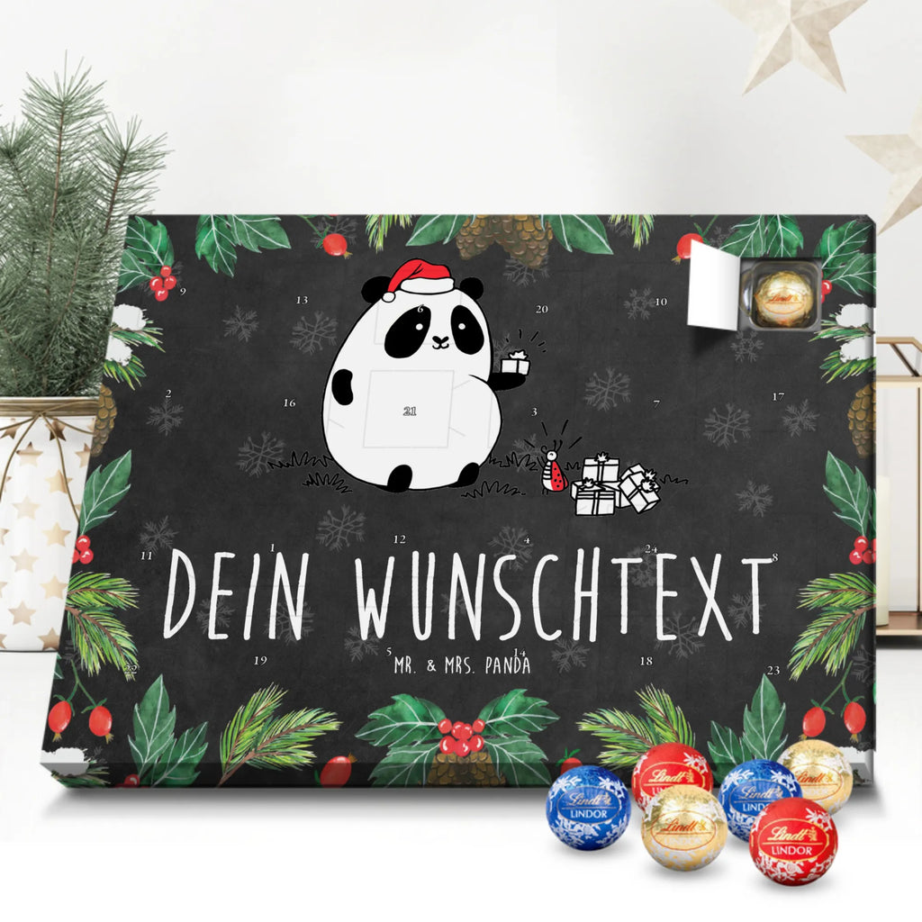 Panda Prezent świąteczny Personalisierter Adventskalender, Adventskalender mit Namen