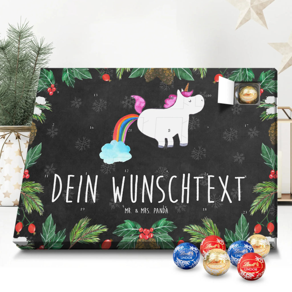 Personalisierter Schoko Adventskalender Einhorn Pupsen Adventskalender mit Namen, Personalisierter Adventskalender, Einhörner, Einhorn, Unicorn, Einhorn Deko, Freundin, Lustig, Erwachsenwerden, Regenbogen, Einhornpower, Glitzer, Pups, Spaß
