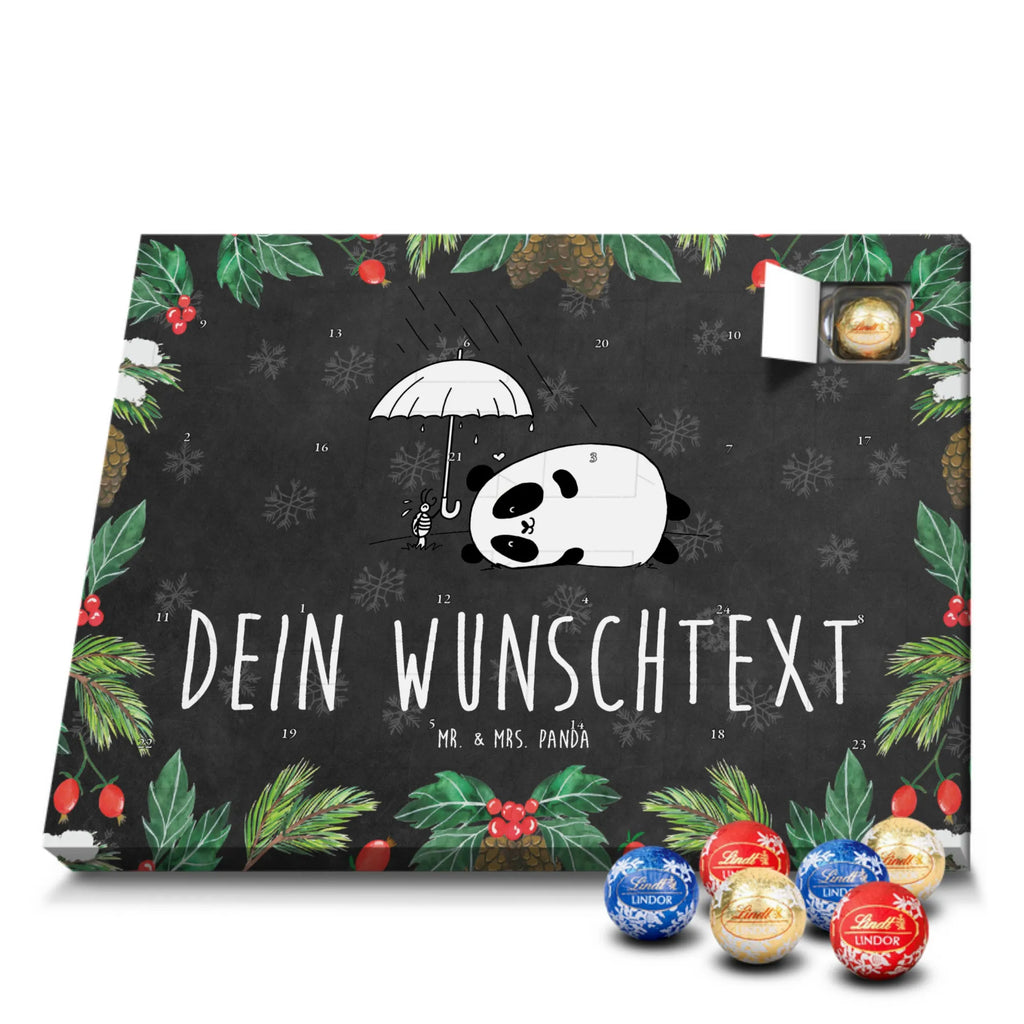 Adventskalender mit Namen Panda Freundschaft Adventskalender mit Namen, Personalisierter Adventskalender