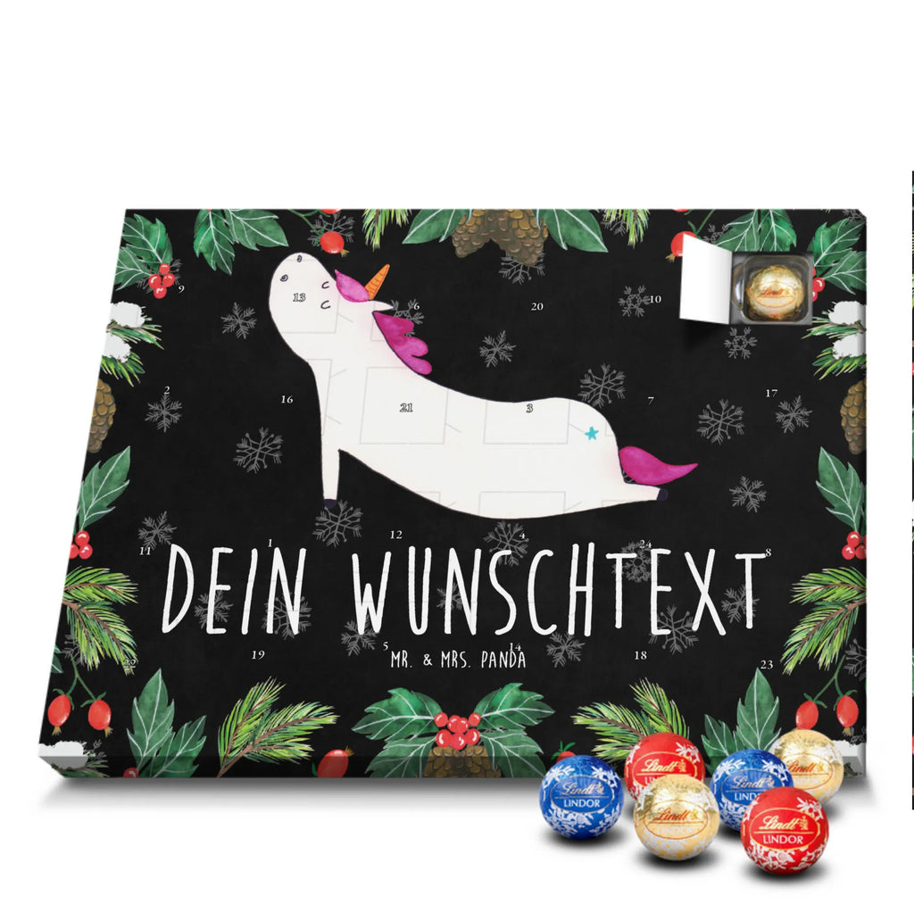 Adventskalender mit Namen Einhorn Yoga Personalisierter Adventskalender, Adventskalender mit Namen, Einhörner, Unicorn, Einhorn Deko, Einhorn, Sport, Entspannung, Süß, Yogamatte, Achtsamkeit, Joga, Witzig, Lustig, Namaste, Yoga