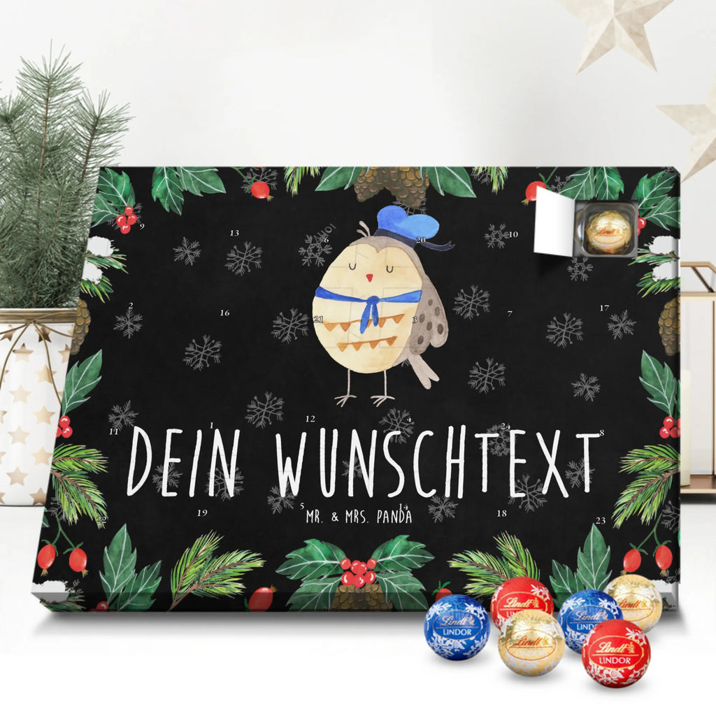 Adventskalender mit Namen Eule Matrose Personalisierter Adventskalender, Adventskalender mit Namen, Eule, Heimathafen, Wortspiel Lustig, Ehe, Matrose, Owl, Eule Spruch, Eule Deko, Seefahrer, Freundin, Hochzeitstag Geschenk