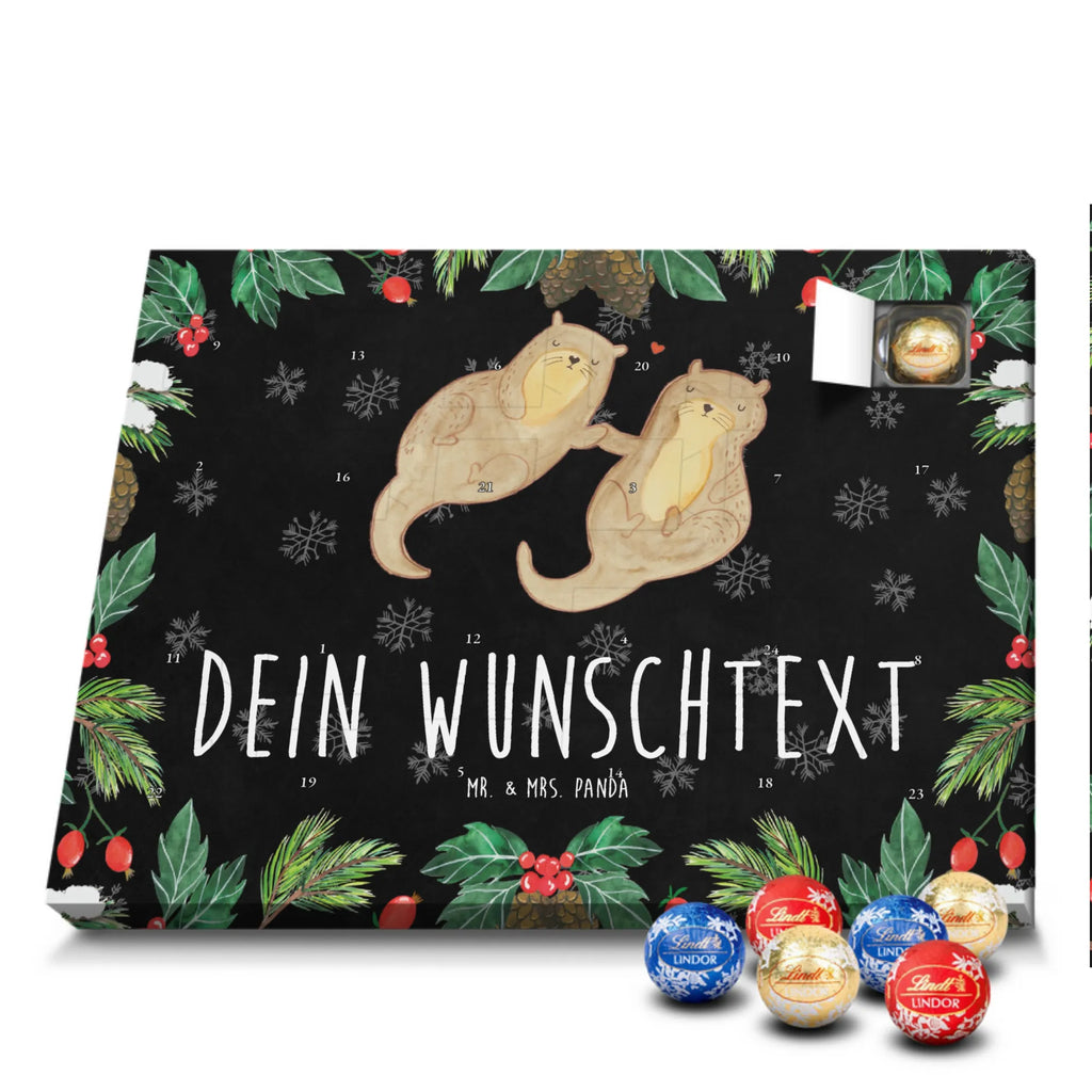 Adventskalender mit Namen Otter Hände halten Personalisierter Adventskalender, Adventskalender mit Namen, Fischotter, Seeotter, Otter, Otter Seeotter See Otter