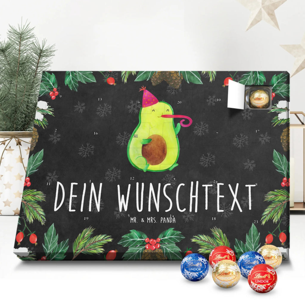 Adventskalender mit Namen Avocado Feier Adventskalender mit Namen, Personalisierter Adventskalender, Gesund, Vegan, Veggie, Avocado, Feierlichkeit, Gute Laune, Fete, Geburtstag, Party, Tröte, Feier