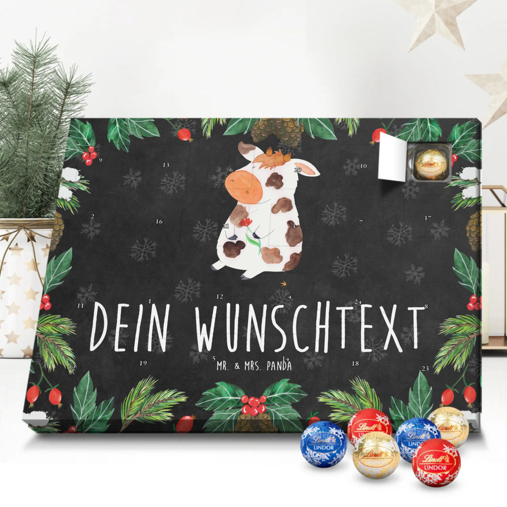 Personalisierter Schoko Adventskalender Kuh Personalisierter Adventskalender, Adventskalender mit Namen, Hoftiere, Landwirtin, Landwirt, Bauernhof, Milchkuh, Spruch, Träume, Kühe, Hof, Magie, Motivtion, Milch, Kuh, Flausen