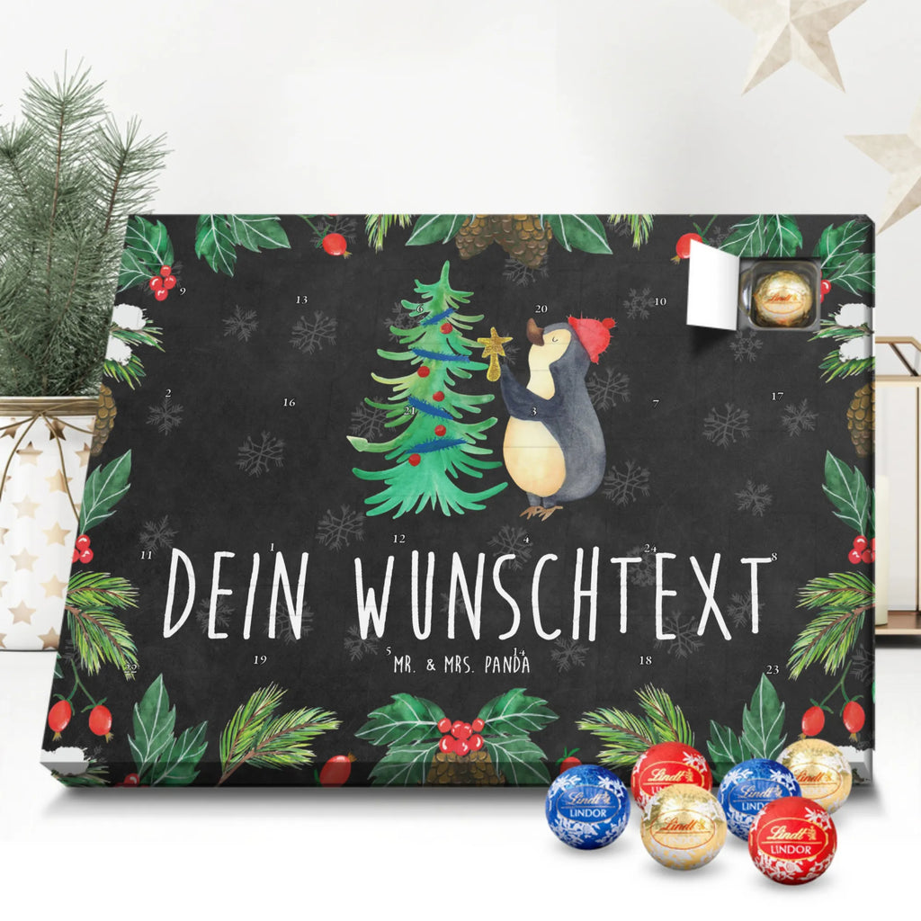 Adventskalender mit Namen Pinguin Weihnachtsbaum Adventskalender mit Namen, Personalisierter Adventskalender, Nikolaus, Heiligabend, Weihnachten, Advent, Wintermotiv, Weihnachtsdeko, Winter, Pinguin