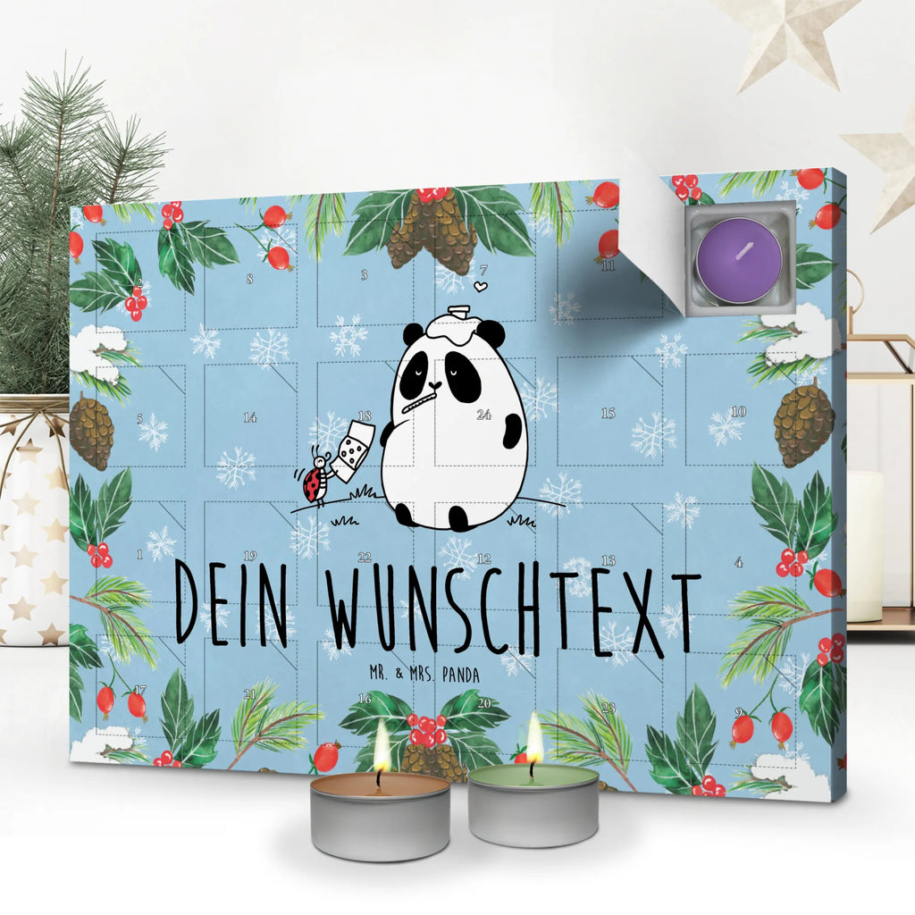  Panda Szybkiego powrotu do zdrowia Personalisierter Duftkerzen Adventskalender