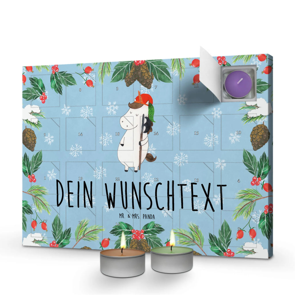 Personalisierter Duftkerzen Adventskalender Einhorn Junge Personalisierter Duftkerzen Adventskalender, Einhorn, Einhorn Deko, Einhörner, Unicorn, Bube, Mittelalter