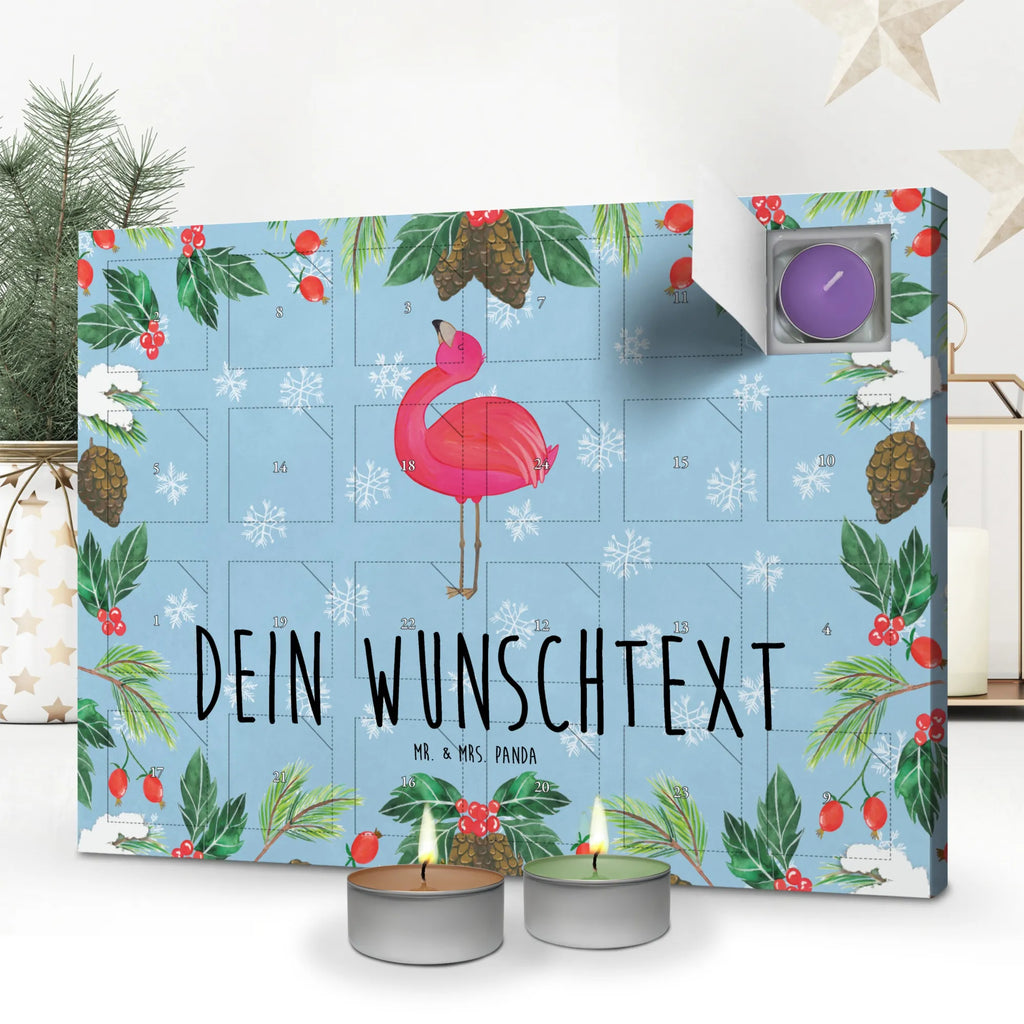 Personalisierter Duftkerzen Adventskalender Flamingo Stolz Personalisierter Duftkerzen Adventskalender, Flamingo, Freundin, Tochter, Stolz, Schwester, Selbstliebe, Mama, Selbstakzeptanz, Beste Freundin, Freude