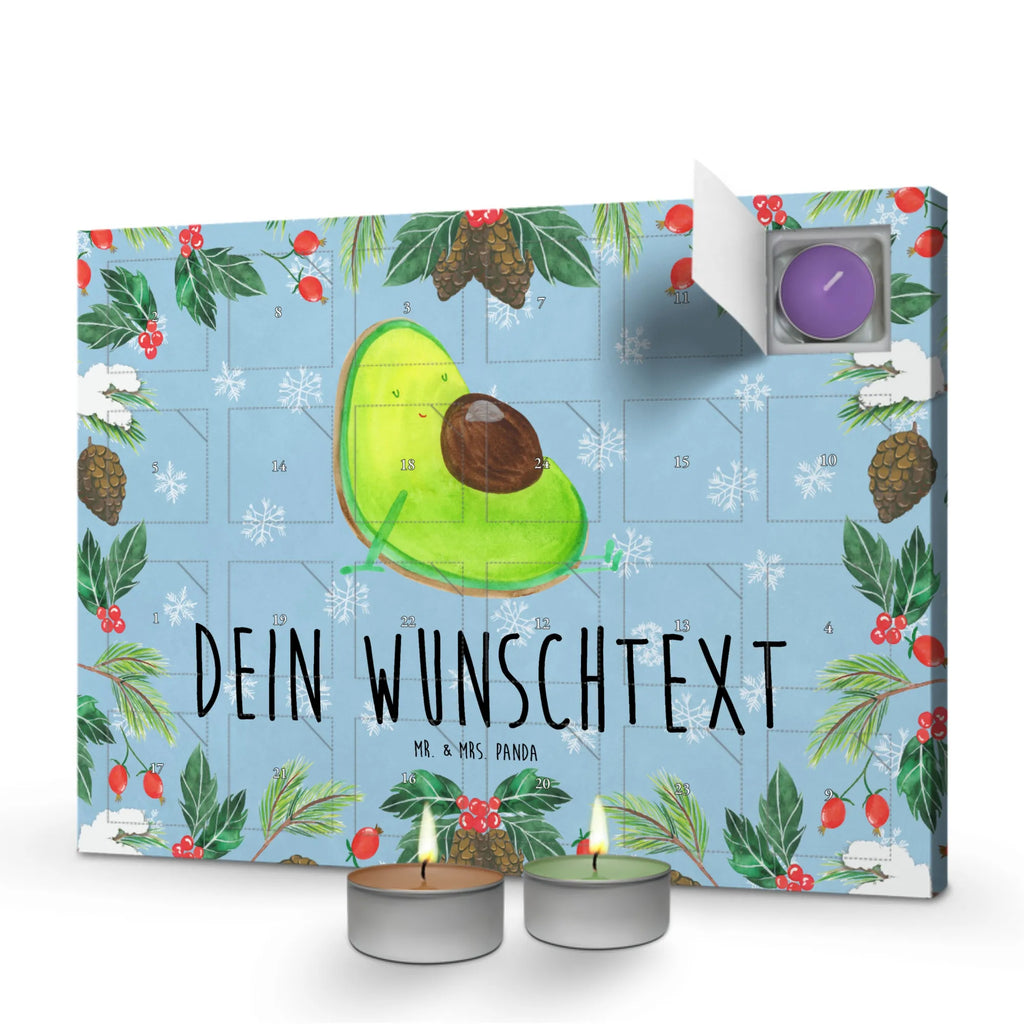 Personalisierter Duftkerzen Adventskalender Avocado Schwangerschaft Personalisierter Duftkerzen Adventskalender, Avocado, Gesund, Veggie, Vegan, Schwanger, Babyparty, Babyshower, Schwangerschaft