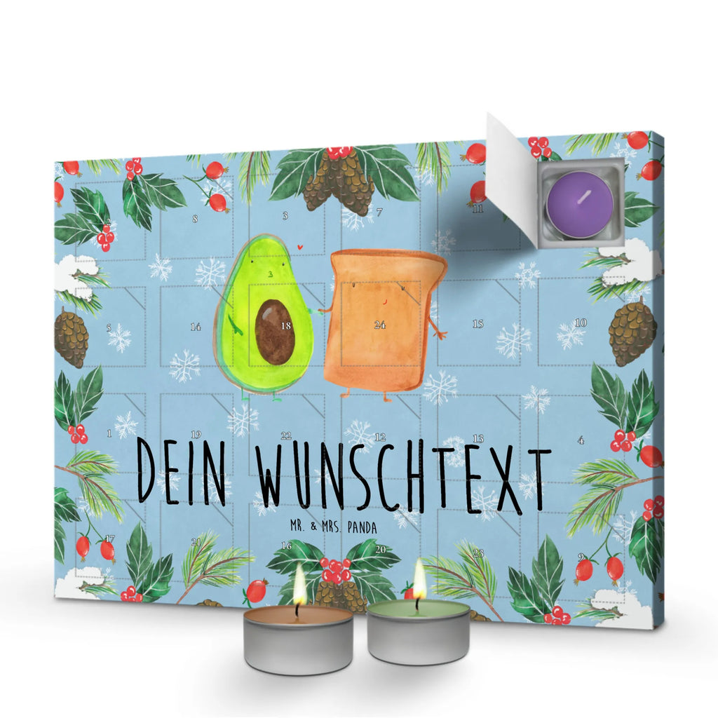 Personalisierter Duftkerzen Adventskalender Avocado Toast Personalisierter Duftkerzen Adventskalender, Avocado, Gesund, Veggie, Vegan, Freundin, Toast, Toastbrot, Jahrestagsgeschenk, Liebespaar, Freund, Jahrestag, Verlobt, Hochzeitsgeschenk, Pärchen, Verlobungsparty, Hochzeit