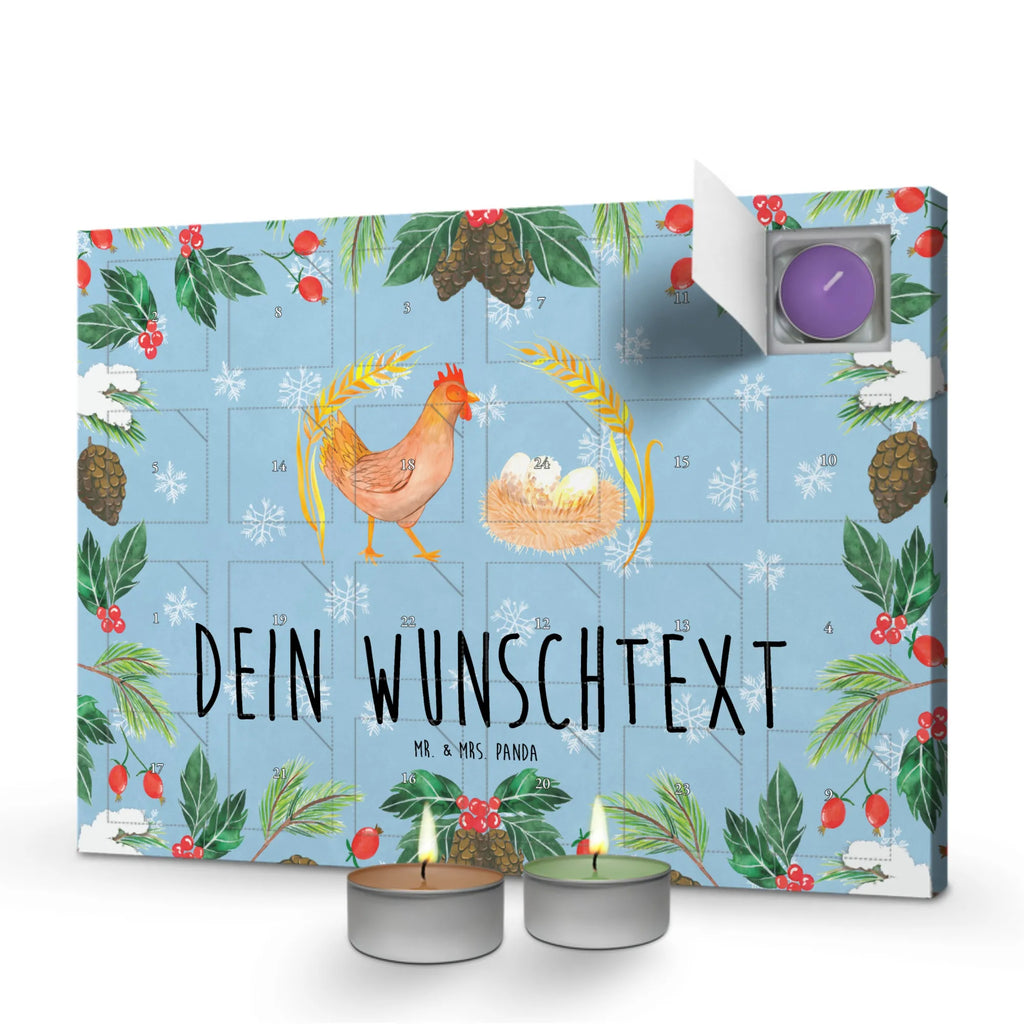Personalisierter Duftkerzen Adventskalender Huhn Stolz Personalisierter Duftkerzen Adventskalender, Landwirt, Landwirtin, Hoftiere, Bauernhof, Hof, Eier, Geburt, Landleben, Hühner, Schwangerschaft, Motivation, Hahn, Magie, Spruch, Henne