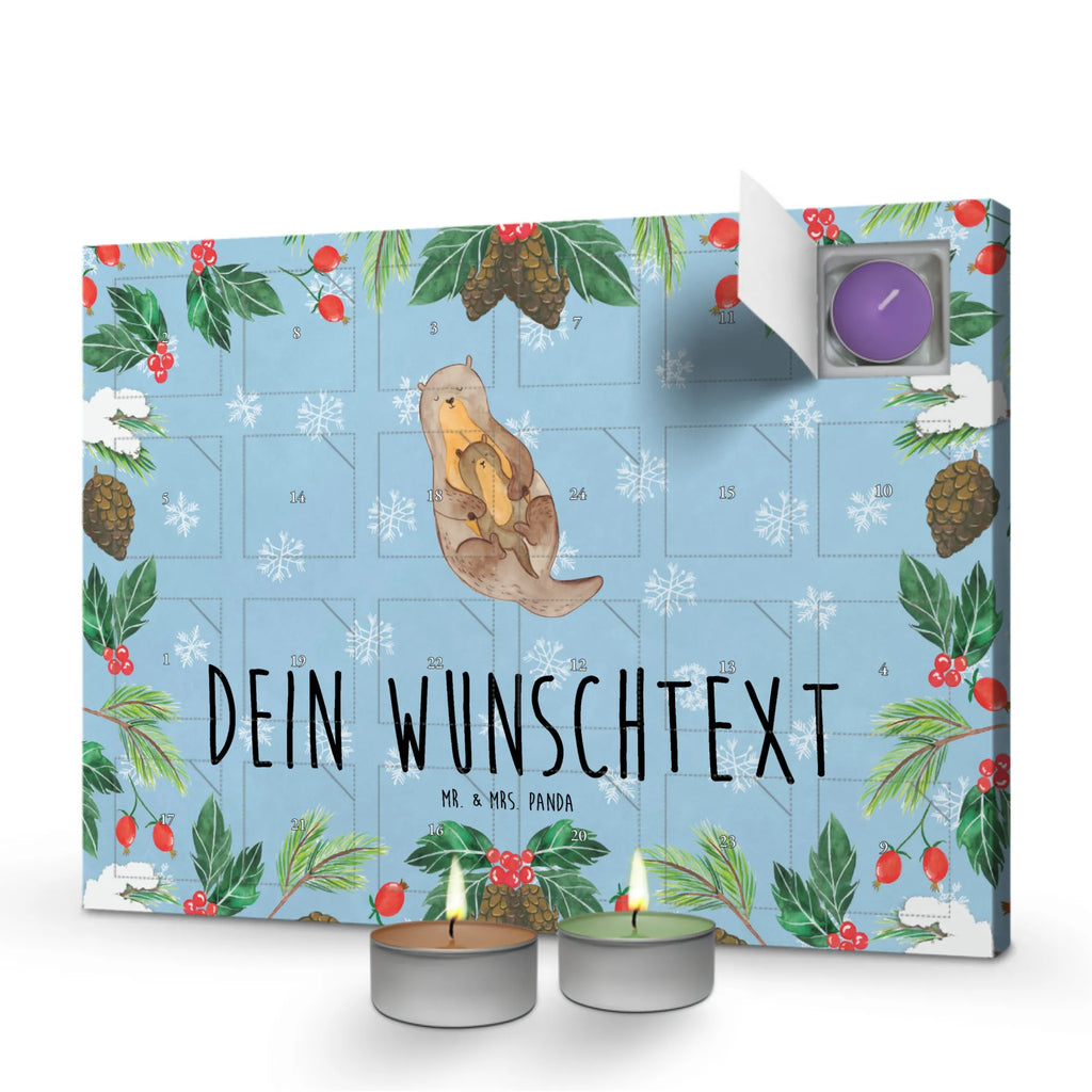 Personalisierter Duftkerzen Adventskalender Otter Kind Personalisierter Duftkerzen Adventskalender, Seeotter, Otter, Fischotter, Otter Seeotter See Otter