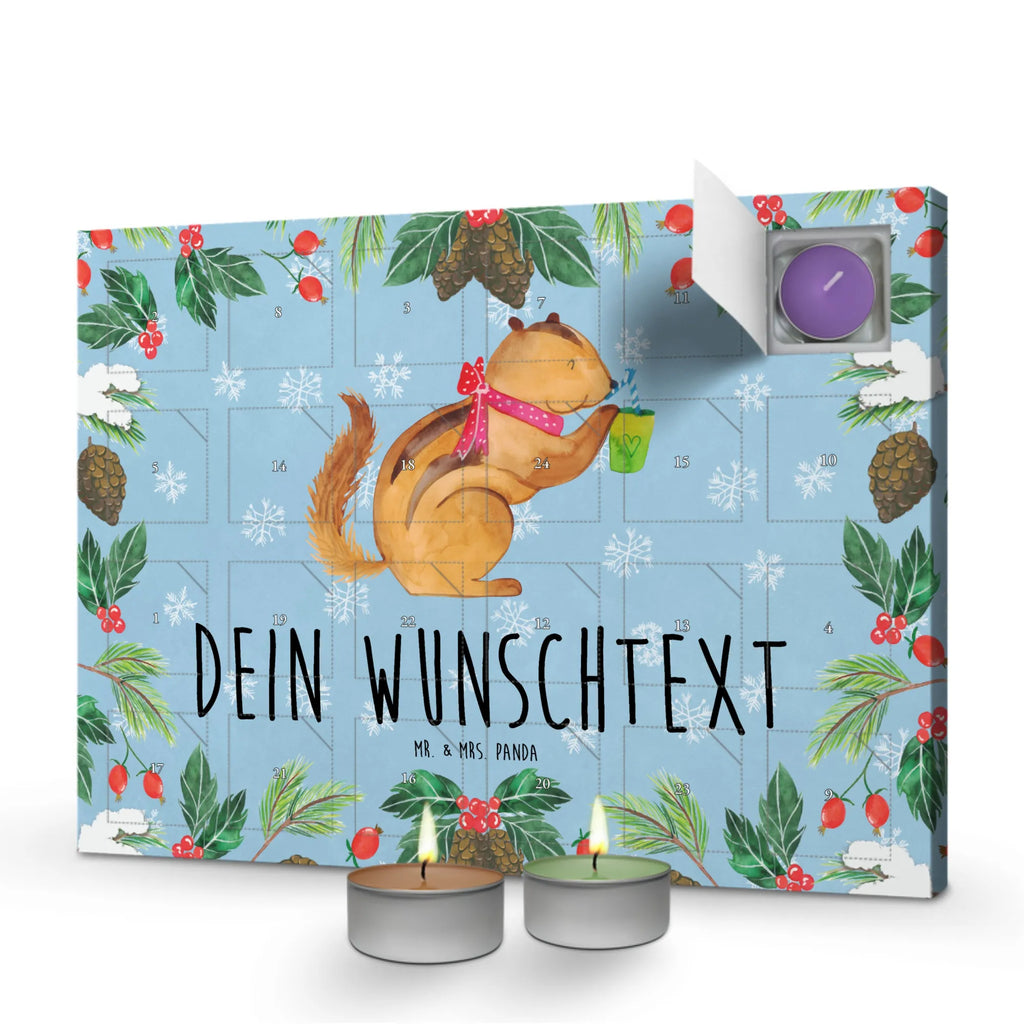 Personalisierter Duftkerzen Adventskalender Eichhörnchen Smoothie Personalisierter Duftkerzen Adventskalender, Tiermotive, Tiere, Gute Laune, Lustige Sprüche, Streifenhörnchen, Eichhörnchen, Abnehmen, Green Smoothies, Diät