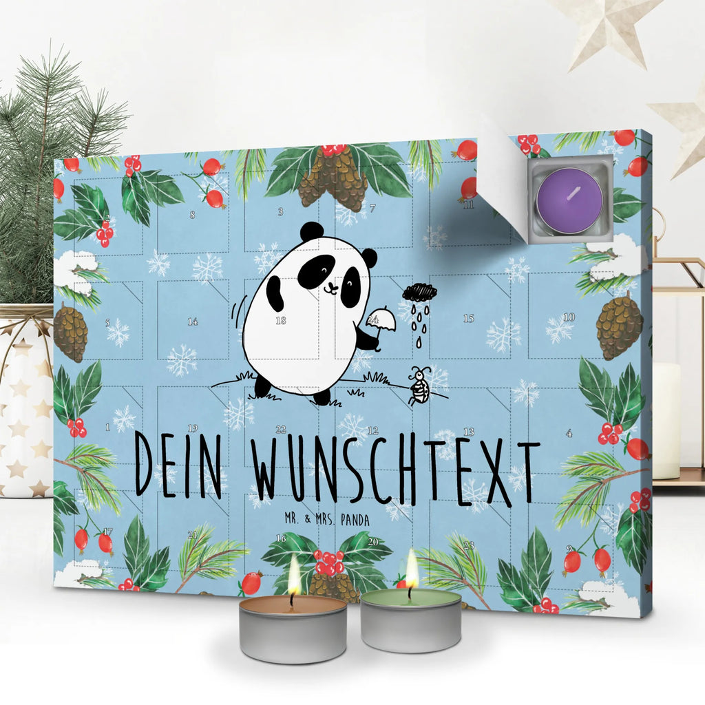  Panda togetherness Personalisierter Duftkerzen Adventskalender