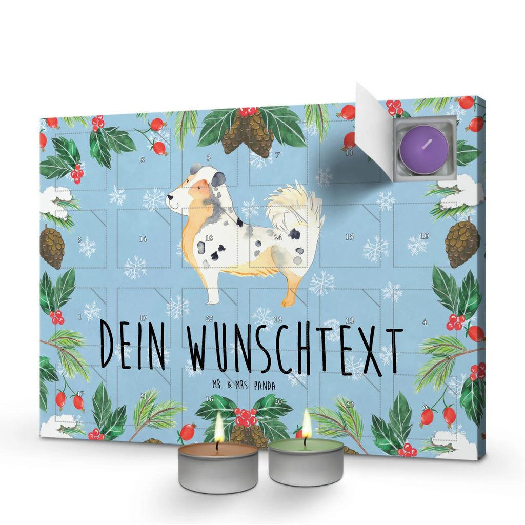 Personalisierter Duftkerzen Adventskalender Hund Australien Shepherd Personalisierter Duftkerzen Adventskalender, Hunderasse, Tierliebhaber, Hundemotiv, Haustier, Hundebesitzer, Hund, Sprüche, Australien Shepherd, Spruch, Hundeliebe, Shepherd, Familienhund