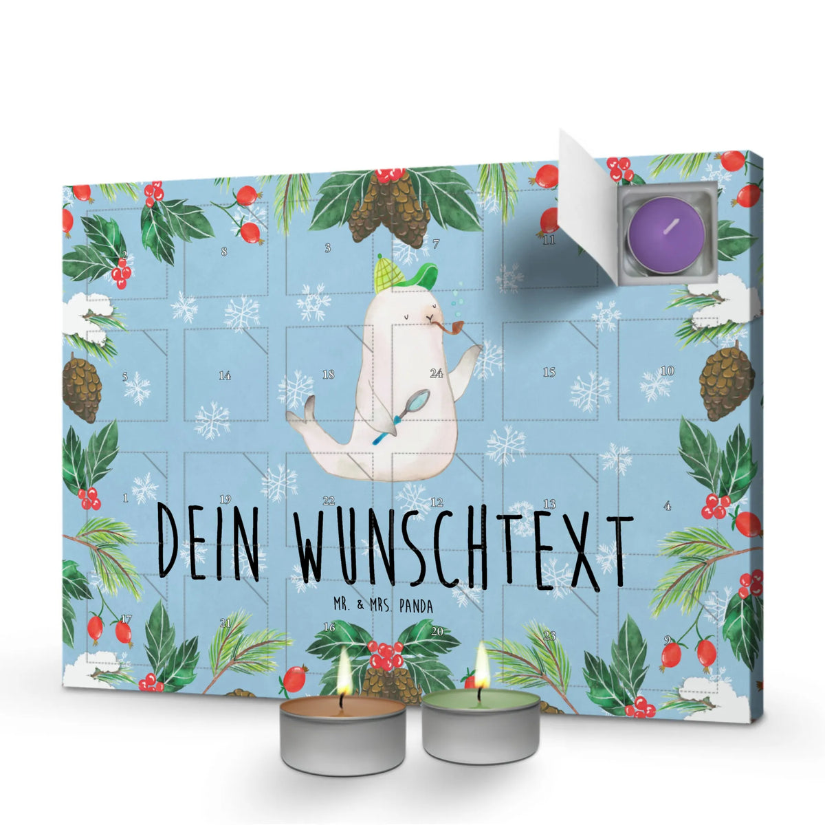 Personalisierter Duftkerzen Adventskalender Robbe Sherlock Adventskalender Kerzen personalisiert, Kerzenkalender personalisiert, Personalisierter Adventskalender Erwachsene, Duftkerzen Adventskalender personalisiert, Personalisierter Duftkerzen Adventskalender, Adventskalender Duftkerzen personalisiert, Duftkalender personalisiert, Personalisierter Kerzen Adventskalender, Kerzen Adventskalender mit Namen, Kerzen Adventskalender personalisiert, Duftkerzen Adventskalender mit Namen, Adventskalender personalisiert mit Namen, Tiere, Tiermotive, Gute Laune, Lustige Sprüche