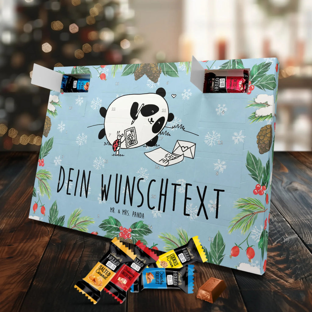  Panda Missing Adventskalender mit Namen, Personalisierter Adventskalender