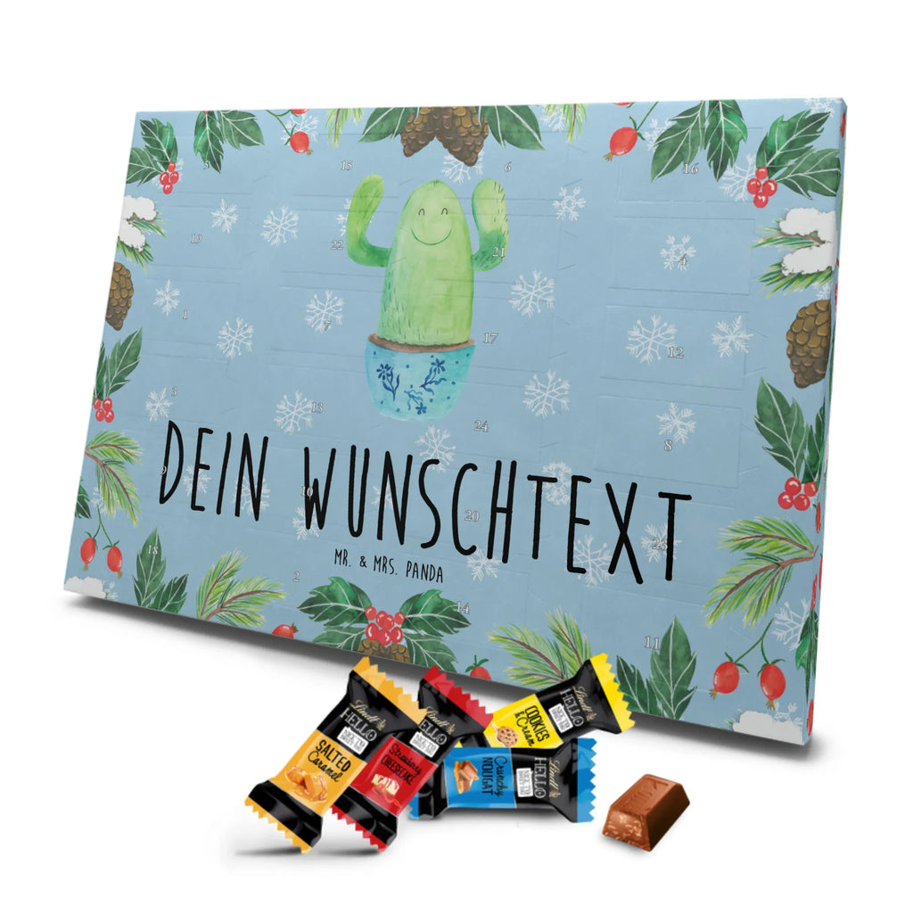 Personalisierter Schoko Adventskalender Kaktus Happy Personalisierter Adventskalender, Adventskalender mit Namen, Kakteen, Kaktus, Motivation, Kindersicherung, Kollegin, Ausbildung, Büroalltag, Freundin, Neustart, Lustig, Mutter, Spruch, Familie, Büro, Kollege