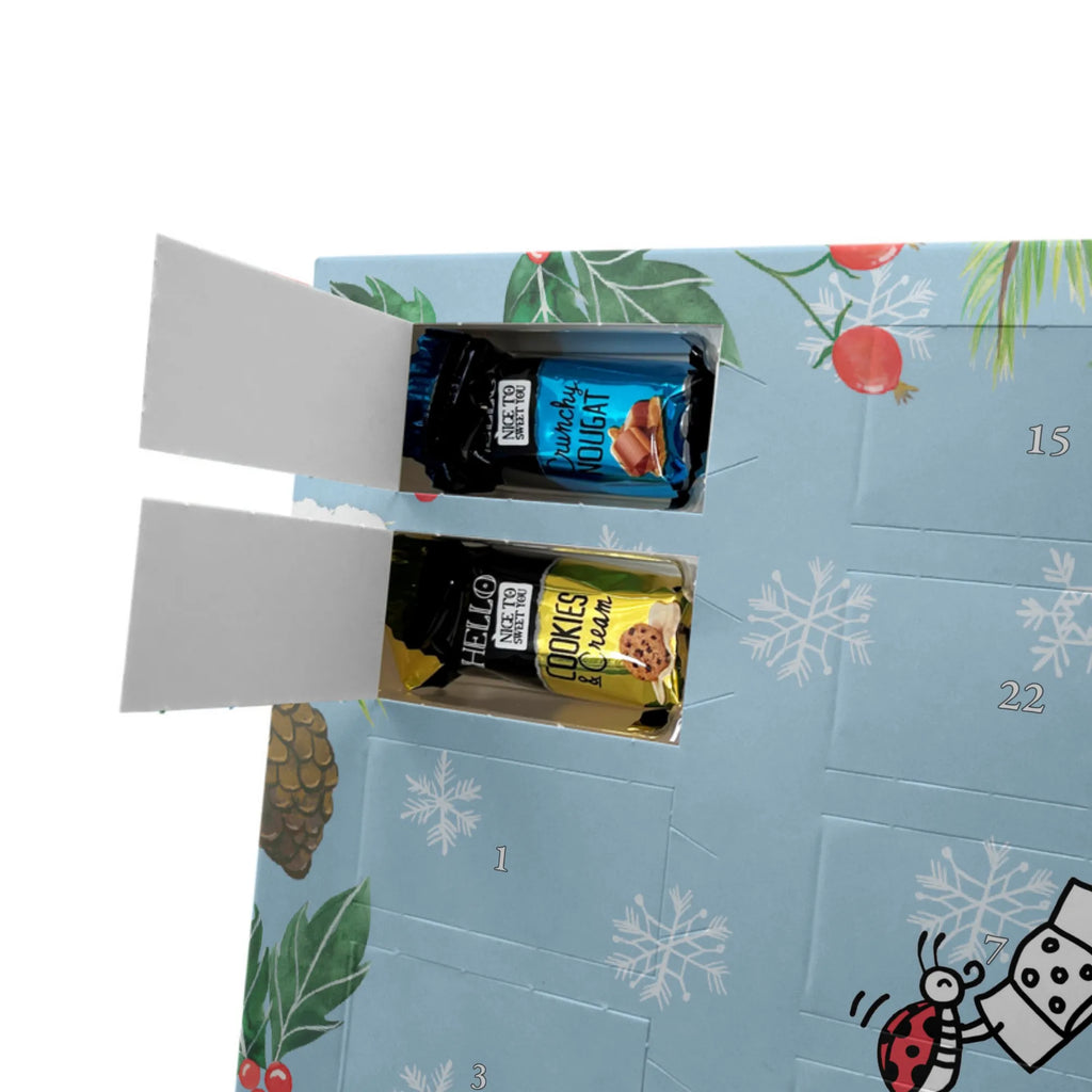  Panda Szybkiego powrotu do zdrowia Personalisierter Adventskalender, Adventskalender mit Namen