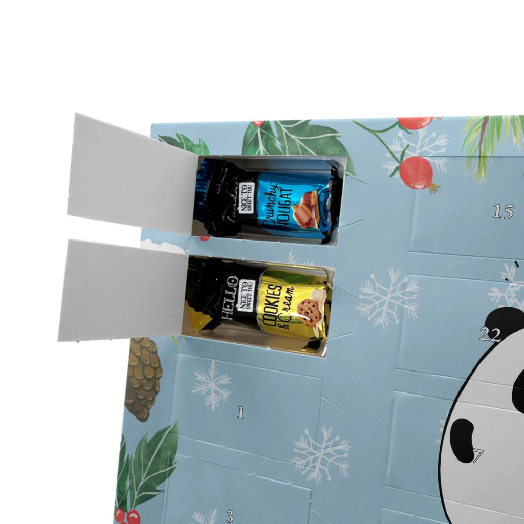 Adventskalender mit Namen Panda Geburtstag Personalisierter Adventskalender, Adventskalender mit Namen