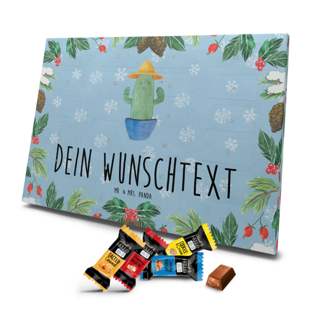Personalisierter Schoko Adventskalender Kaktus Hut Personalisierter Adventskalender, Adventskalender mit Namen, Kakteen, Kaktus, Geschenkidee, Reisen, Städtetrip, Weltreise, Spruch, Motivation, Reisetagebuch, Kaktusliebe, Weltenbummler
