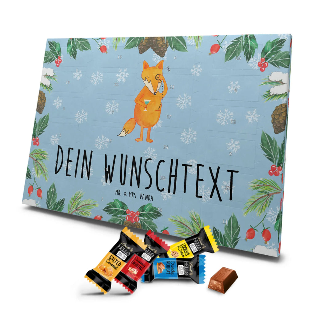 Adventskalender mit Namen Fuchs Lord Adventskalender mit Namen, Personalisierter Adventskalender, Fuchs, Liebeskummer Geschenk, Füchse, Problemlösung, Tröstende Worte, Motivation Spruch, Spruch Lustig