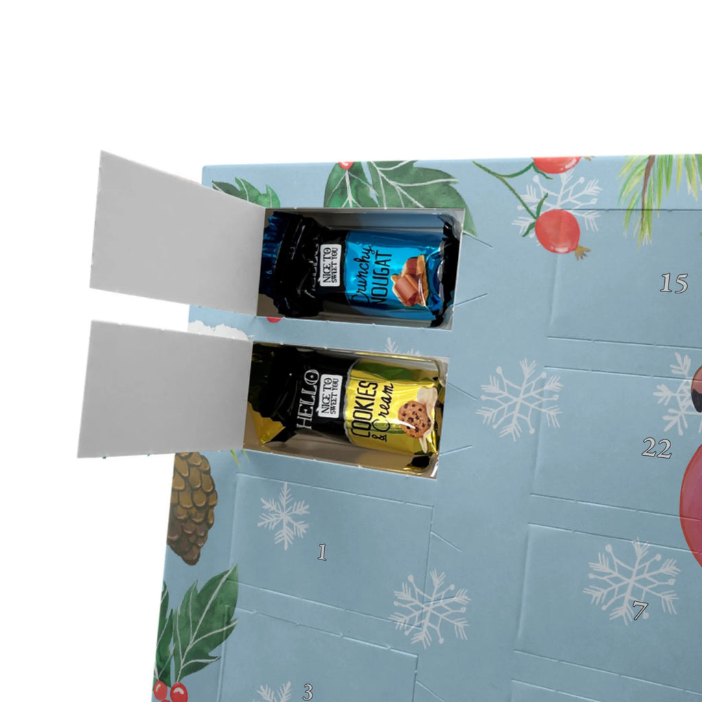 Personalisierter Schoko Adventskalender Flamingo Classic Personalisierter Adventskalender, Adventskalender mit Namen, Flamingo, Stolz, Spruch, Freundin, Außenseiter, für Mich, Geschwister, Tochter, Freundinnen, Selbstliebe, Ich, Einzigartig, Sohn