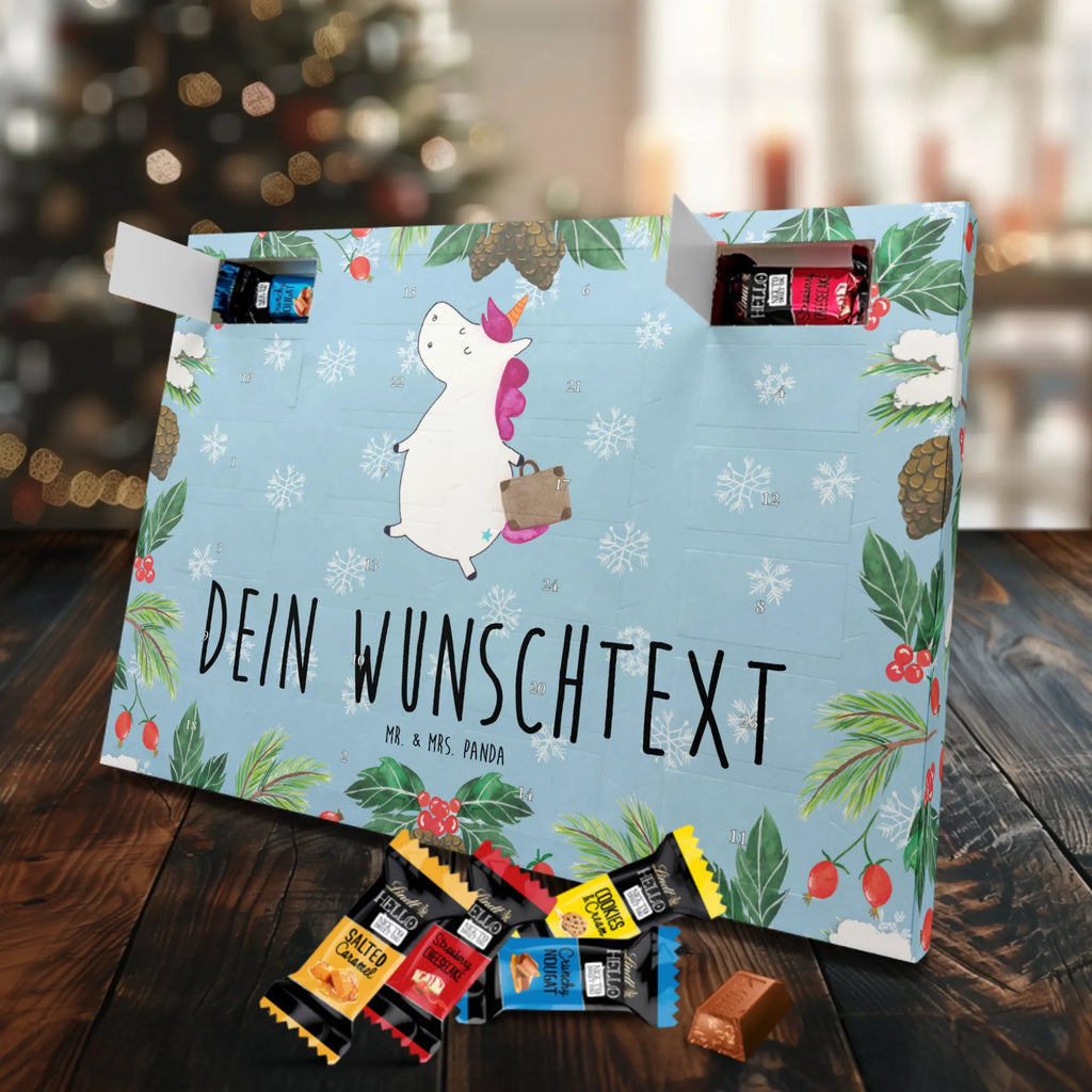 Adventskalender mit Namen Einhorn Koffer Adventskalender mit Namen, Personalisierter Adventskalender, Einhörner, Unicorn, Einhorn Deko, Einhorn, Lustig, Albern, Verreisen, Abenteuer, Kind, Reise, Koffer, Gepäck, Spaß, Witzig, Erwachsen