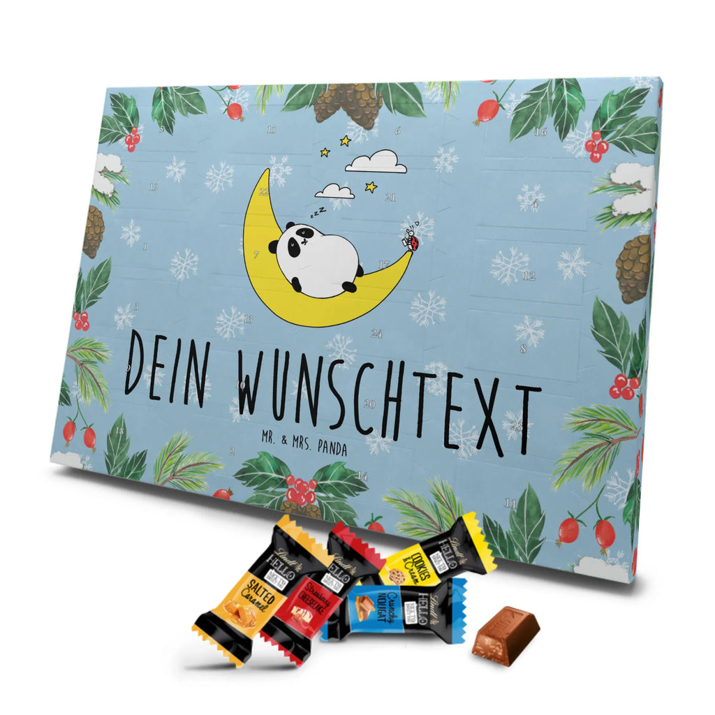  Panda Easy Adventskalender mit Namen, Personalisierter Adventskalender