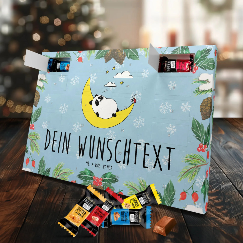  Panda Easy Adventskalender mit Namen, Personalisierter Adventskalender
