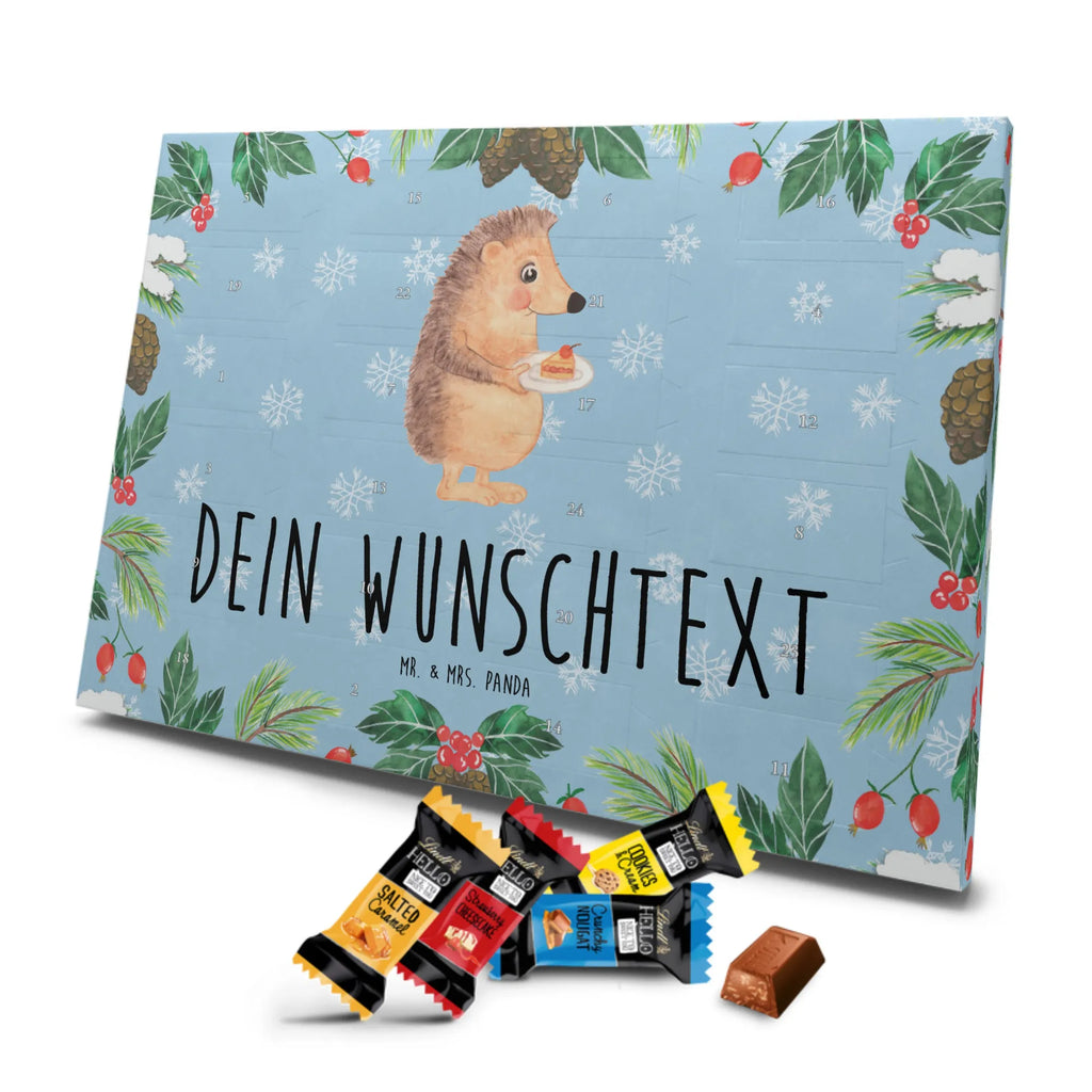 Adventskalender mit Namen Igel Kuchenstück Adventskalender mit Namen, Personalisierter Adventskalender, Tiere, Tiermotive, Lustige Sprüche, Gute Laune, Backen Geschenk, Essen Spruch, Kuchen, Torte, Geburtstagskuchen, Einladung Party, Igel, Kuchen Backen
