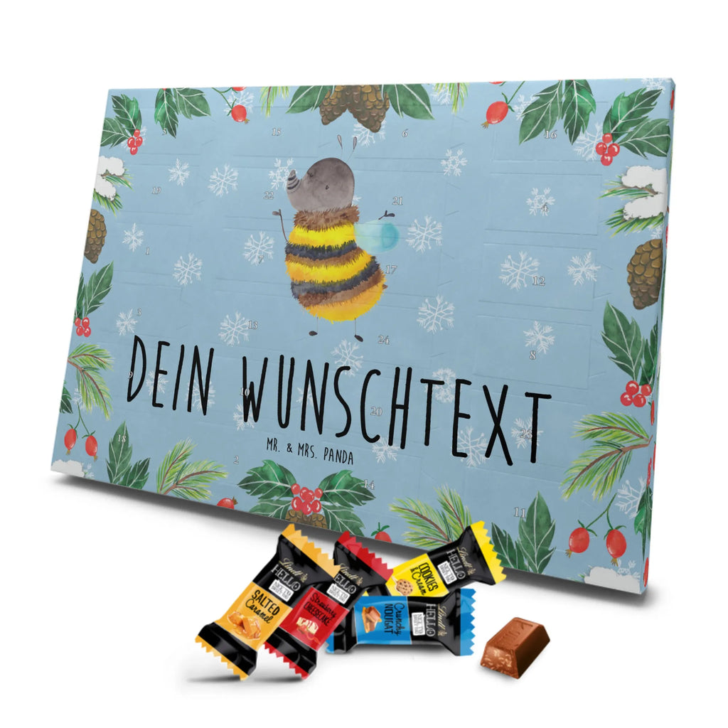 Adventskalender mit Namen Hummel flauschig Adventskalender mit Namen, Personalisierter Adventskalender, Tiere, Tiermotive, Lustige Sprüche, Gute Laune, Flauschig, Natur, Blume, Biene, Hummel