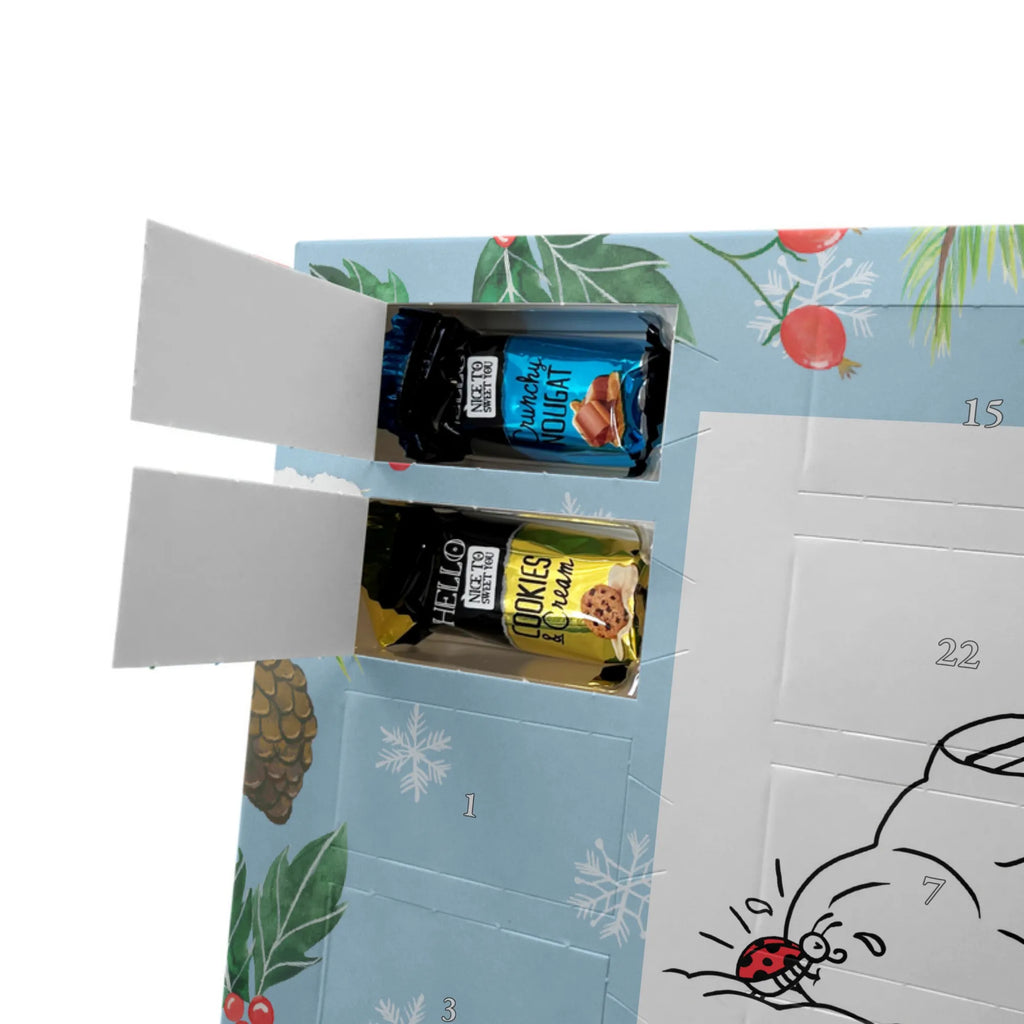  Panda Boże Narodzenie Personalisierter Adventskalender, Adventskalender mit Namen