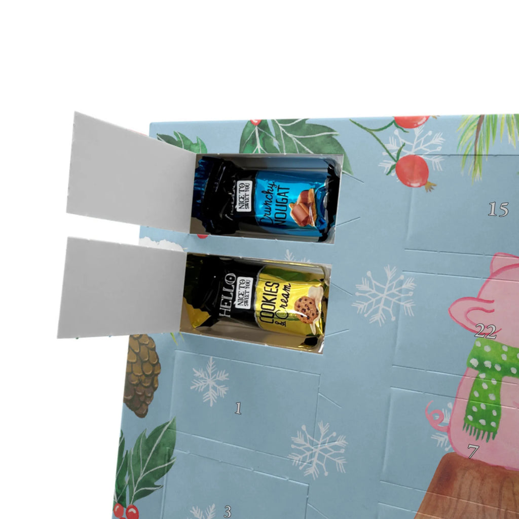 Adventskalender mit Namen Glühschwein Sause Personalisierter Adventskalender, Adventskalender mit Namen, Wintermotiv, Weihnachtsdeko, Weihnachten, Winter, Heiligabend, Advent, Nikolaus, Prost, Weihnachtszeit, Alles Gute, Bär, Schwein