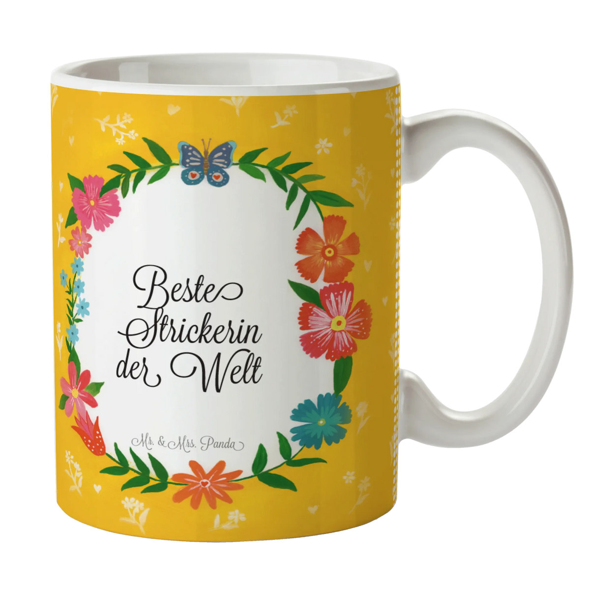 Mug Strickerin coffee mug, office mug, gift mug, mug with quotes, tea mug, porcelain mug, mug with designs, personalized mug, latte mug, mug, ceramic mug, custom mug, novelty mug, Flowers Love Flower